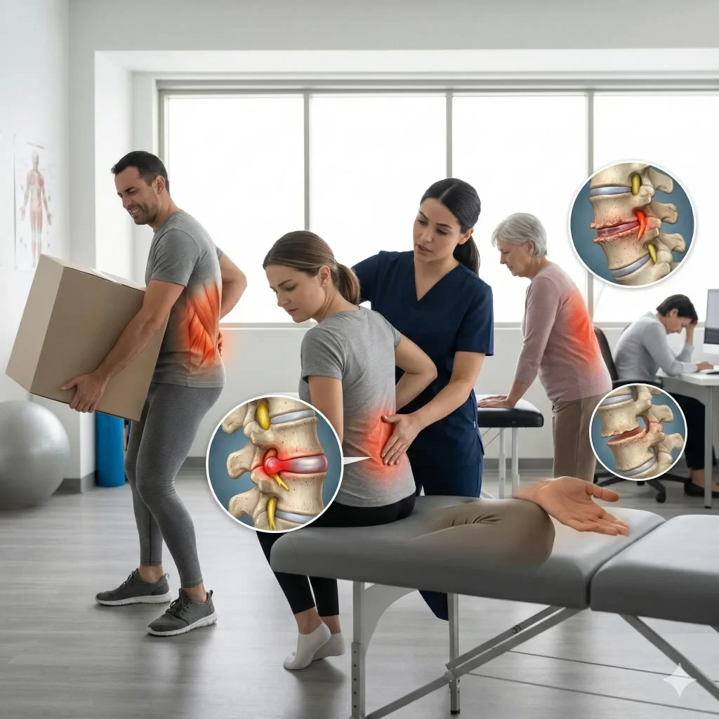 Causas comunes del dolor lumbar