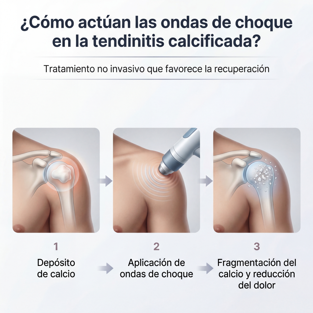 como funcionan ondas de choque tendinitis calcificada