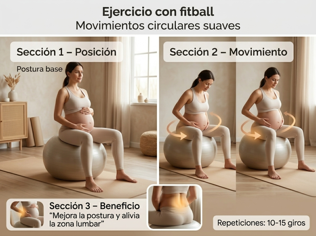 estiramiento gluteo embarazo ciatica