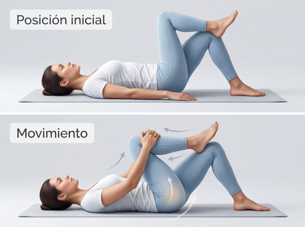 estiramiento piriforme embarazo ciatica