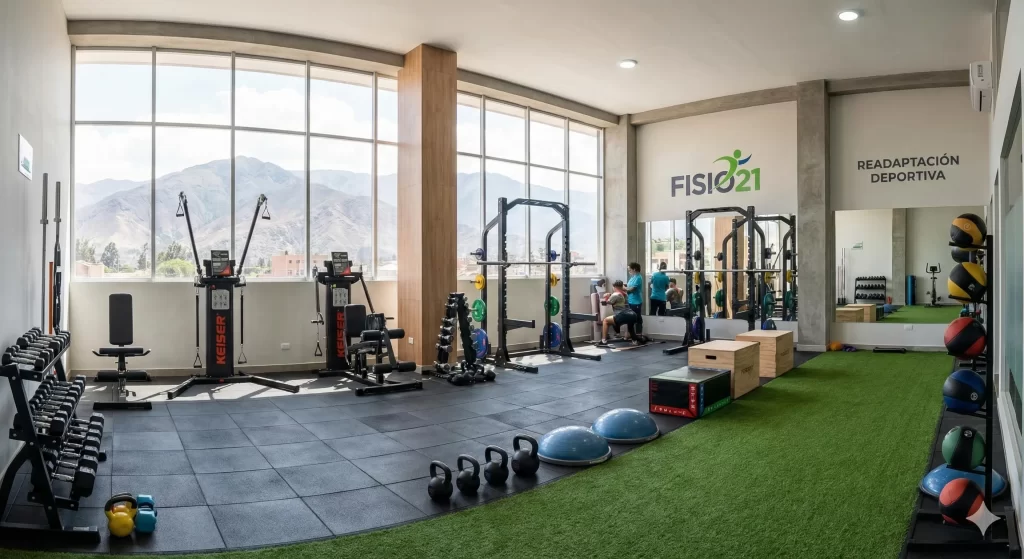 Gimnasio terapéutico para recuperación de rodilla en Miraflores