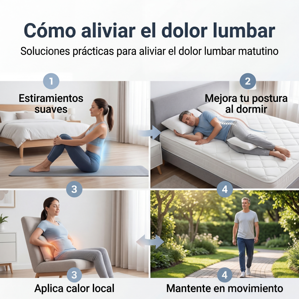 soluciones dolor espalda baja al despertar