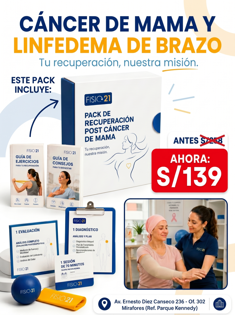 Pack de rehabilitación oncológica post-mastectomía Fisio21