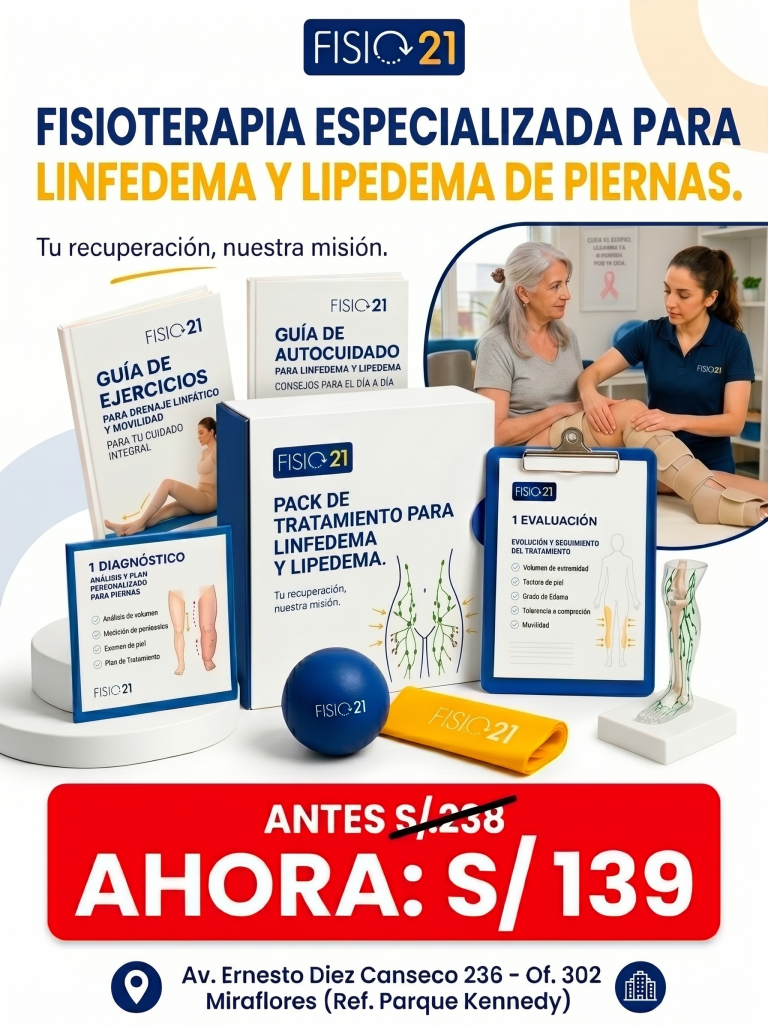 Pack de tratamiento para linfedema y lipedema Fisio21